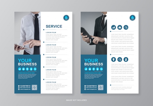 Vektor corporate business flyer