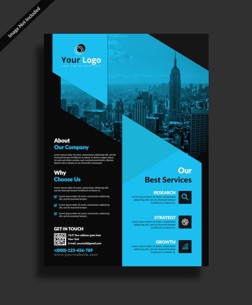 Vektor corporate business flyer