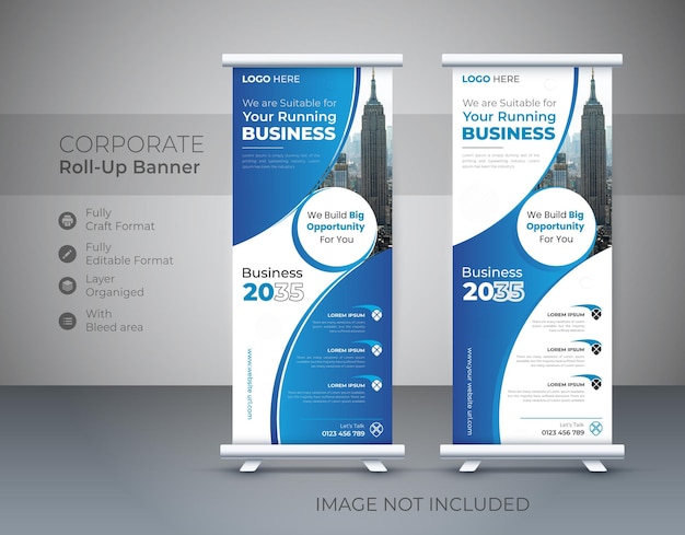 Corporate Business Roll-up-Design