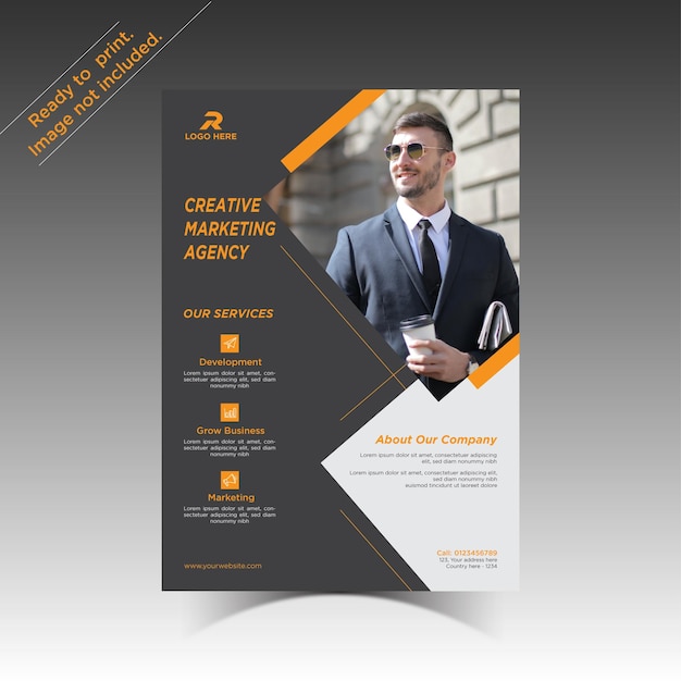 Vektor corporate-flyer design