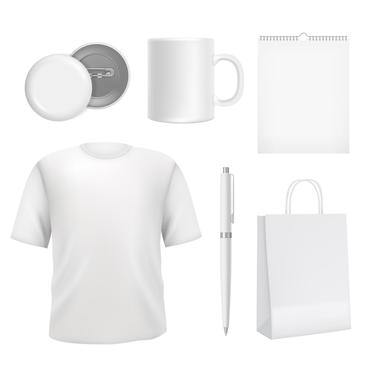 Vektor corporate leere souvenirs. vorlage für business identity-elemente