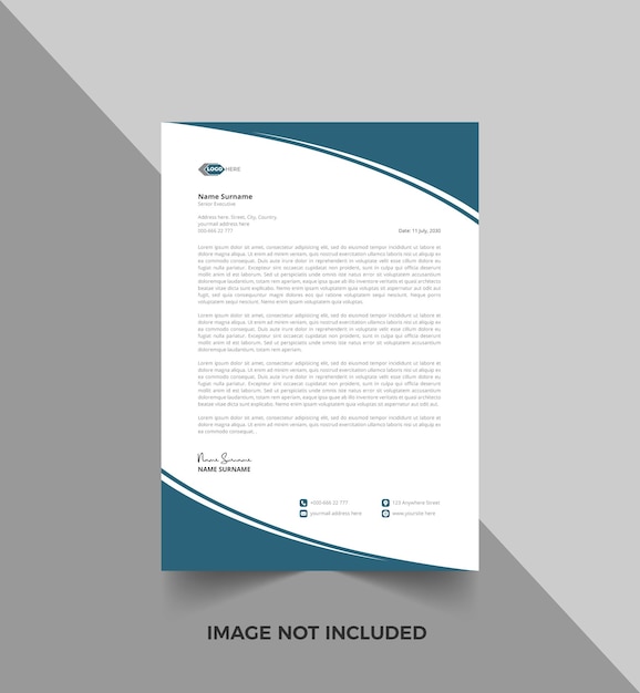 Corporate-letterhead template