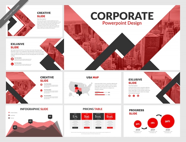 Corporate powerpoint-vorlage