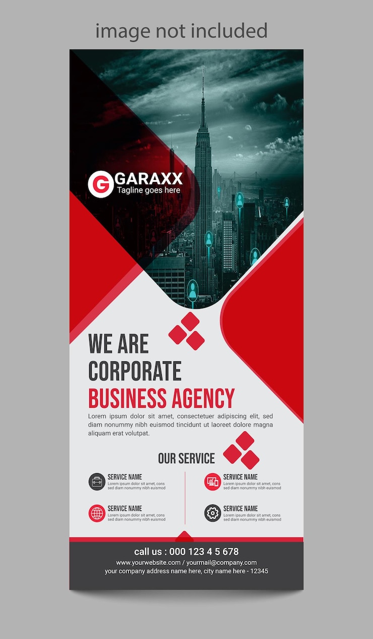 Corporate Visitenkarte Design-Vorlage