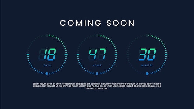 Countdown-timer digitaluhr