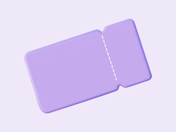 Vektor coupon-ticket-modell. coupon-design oder gutschein für ihre kunden. vektor-3d-illustration