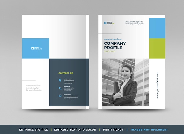 Cover-Design der Business-Broschüre oder Cover des Geschäftsberichts und des Firmenprofils oder Cover der Broschüre und des Katalogs