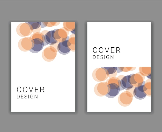 Cover-design mit blasen