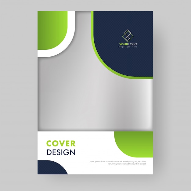 Cover-design oder vorlagenlayout