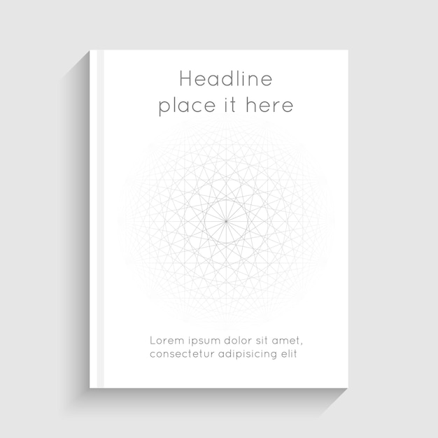 Cover mit kreisen und linien cover-netzwerk cover-globus jahresbericht moderne abstrakte broschüre vektor-illustration
