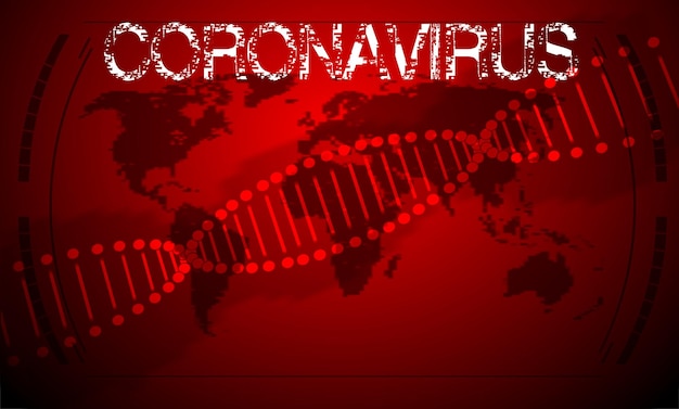 Covid-coronavirus-infektion isoliertes vektorsymbol konzept der epidemie coronavirus-symptome blauer hintergrund vektordesign des technologiekonzepts symbol für vektorschild