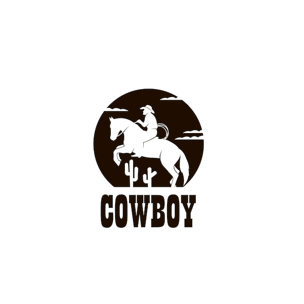 Vektor cowboy-silhouette-symbol