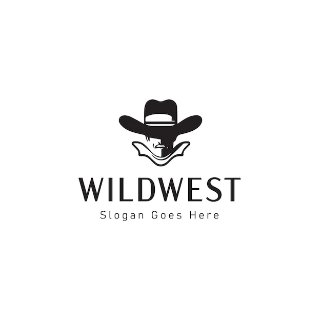 Cowboy-Vektor-Logo-Design