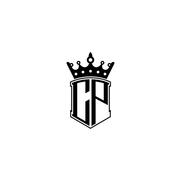 CP-Monogramm-Logo-Design, Buchstabe, Text, Name, Symbol, monochromes Logo, Alphabet-Zeichen, einfaches Logo