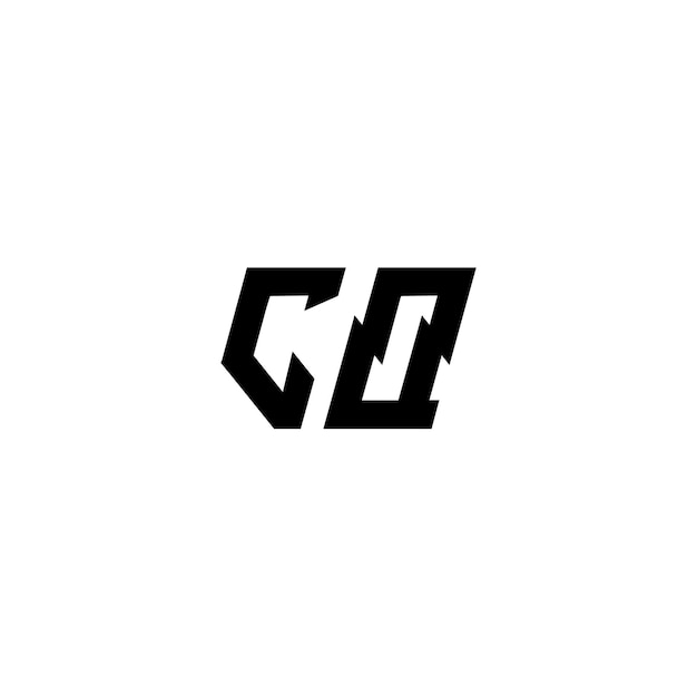 CQ-Monogramm-Logo-Design, Buchstabe, Text, Name, Symbol, monochromes Logo, Alphabet-Zeichen, einfaches Logo
