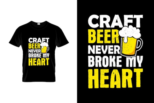 Craft Beer TShirt Design oder Craft Beer Poster Design Craft Beer Zitate Craft Beer Typografie