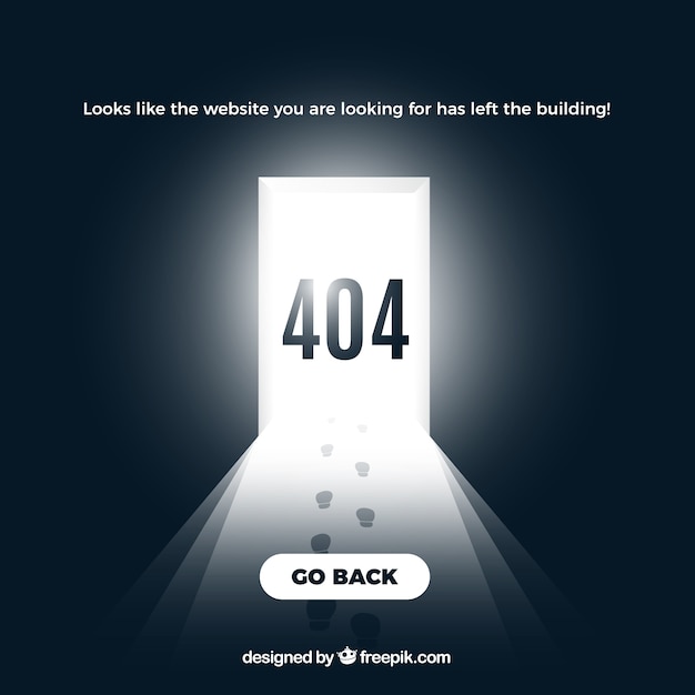 Creative 404-fehlerhintergrund