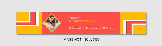 Vektor creative business solution agency und corporate simple business linkedin-profil-cover-banner