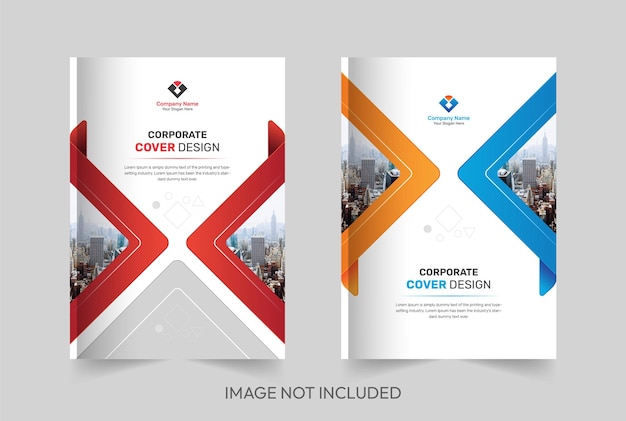 Creative corporate business cover design template in a4 für broschüre jahresbericht poster flyer