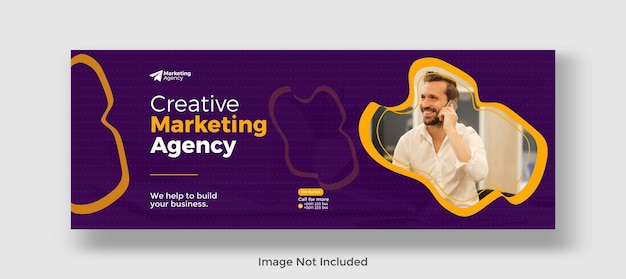 Creative amp Digital Marketing Agency und Corporate Facebook Cover Template Design