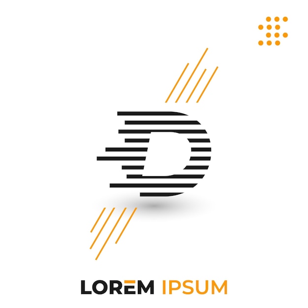Creative Letter D-Logo-Design für Ihr Unternehmen.
