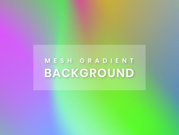 Creative mesh gradient hintergrund premium-vektordatei