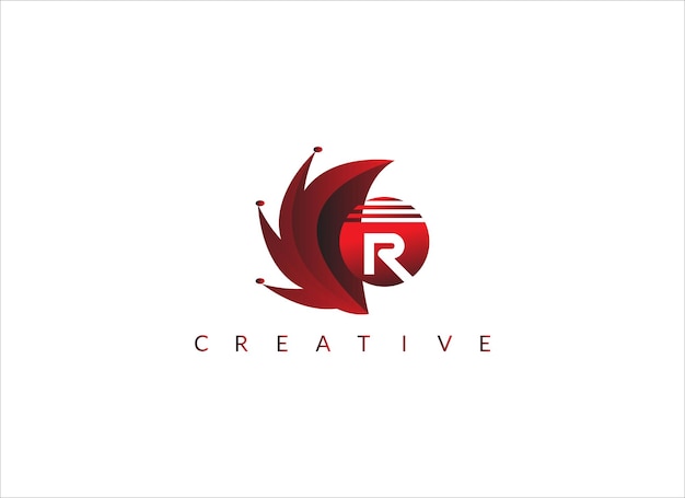 Vektor creative r letzteres logo