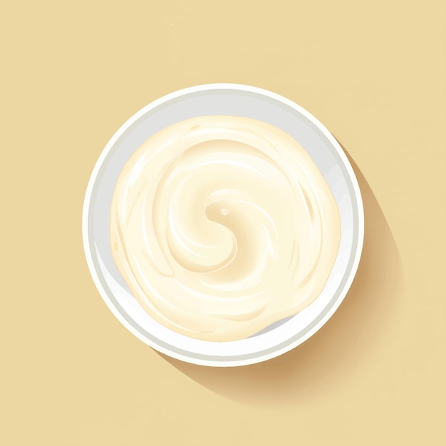 Creme-Swirl in der Schüssel