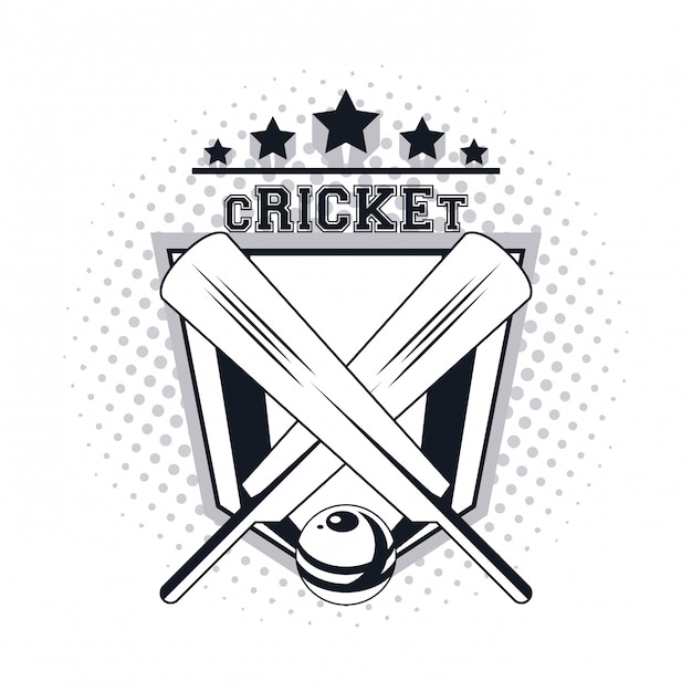 Cricket-spieler-symbol