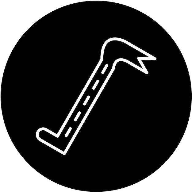 Vektor crowbar icon style