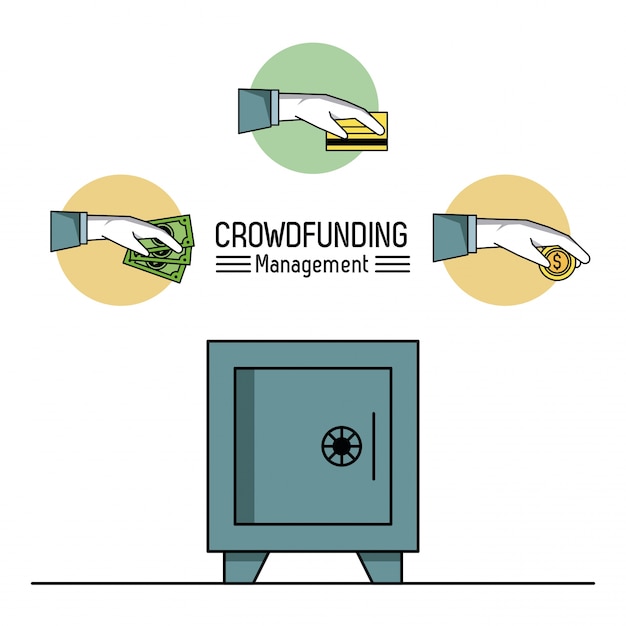 Crowdfunding-management-hintergrund