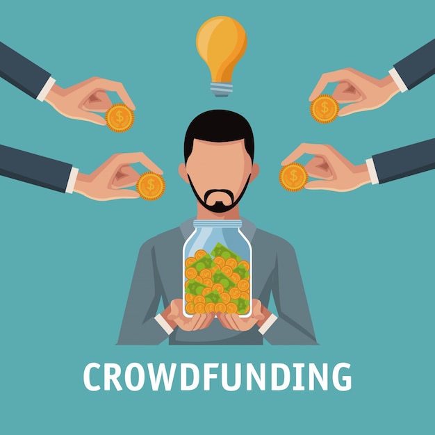 Crowfunding und geschäft