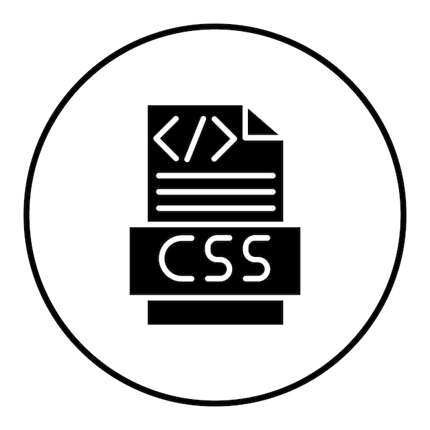 Css-code-vektor-symbol kann für codierung und entwicklung iconset verwendet werden