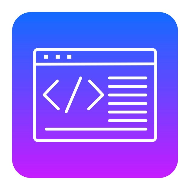 CSS-Code-Vektorillustration
