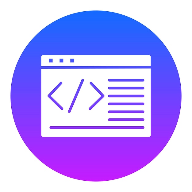 CSS-Code-Vektorillustration