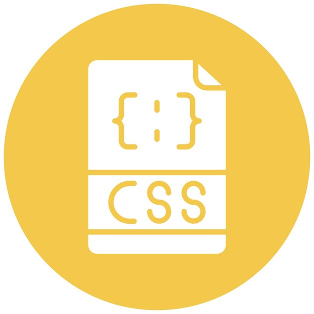 Vektor css-datei-vektor-illustrationsstil