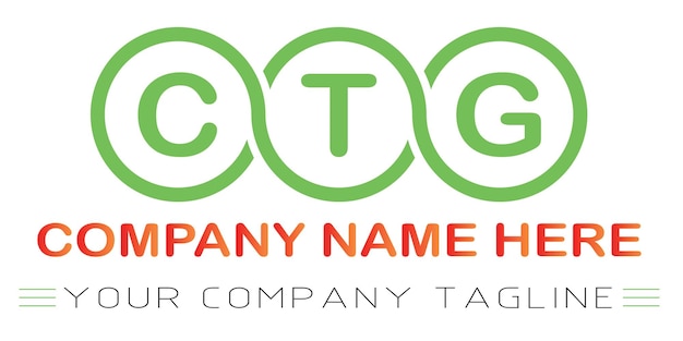 Vektor ctg-letter-logo-design