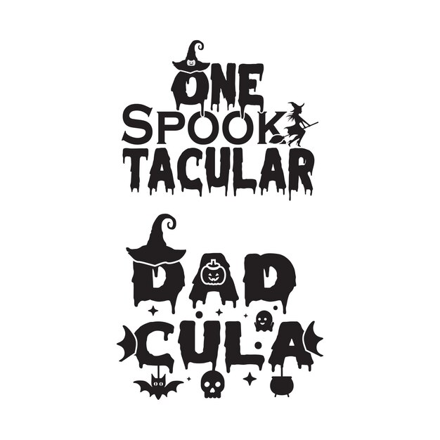 Cula halloween t-shirt becher-design typographie liebhaber-hemd