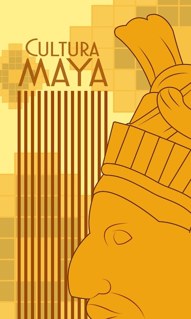 Cultura maya postkarte