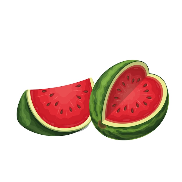 Cut wassermelone