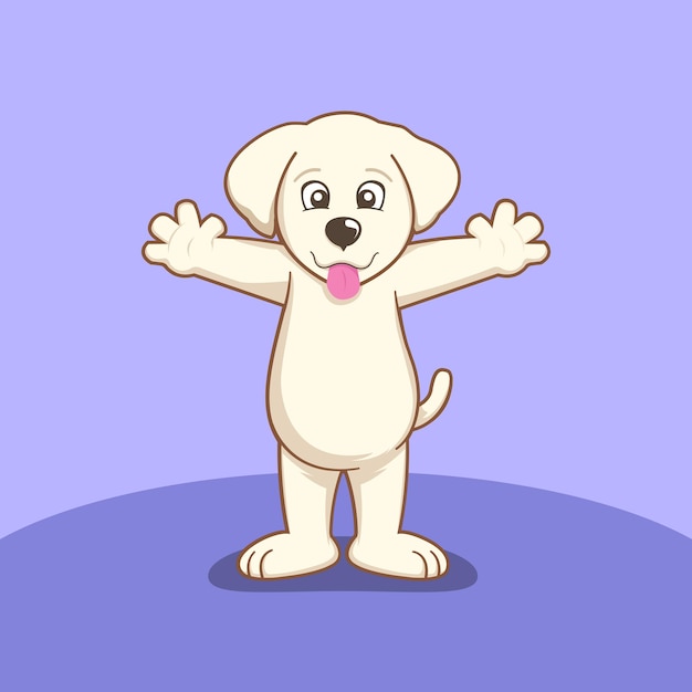 Vektor cute dog illustration