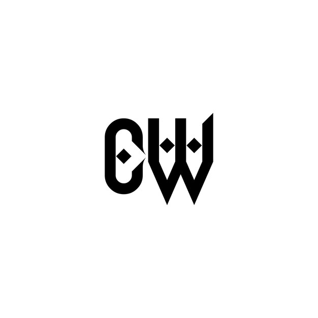 CV-Monogramm-Logo-Design, Buchstabe, Text, Name, Symbol, monochromes Logo, Alphabet-Zeichen, einfaches Logo