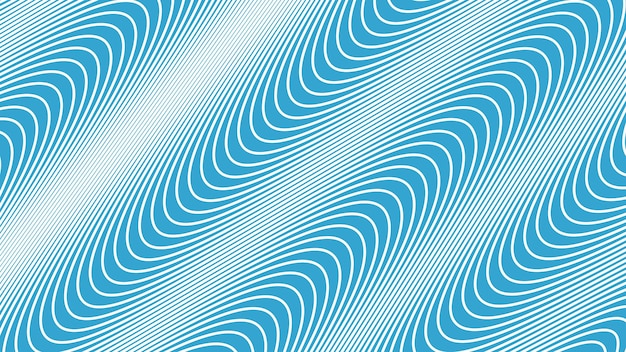 Cyanblau abstrakter Hintergrund mit kurvenförmiger Linie für den Hintergrund oder die Präsentation
