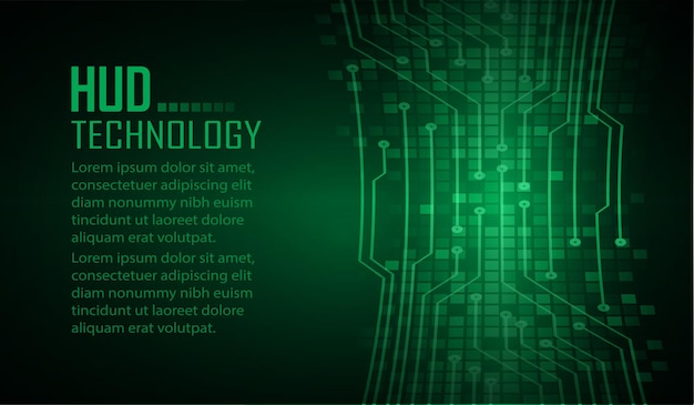 Cyber-circuit future technology konzept hintergrund