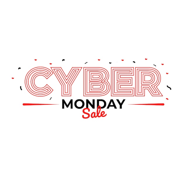 Cyber monday sale banner und cyber sale wallpaper