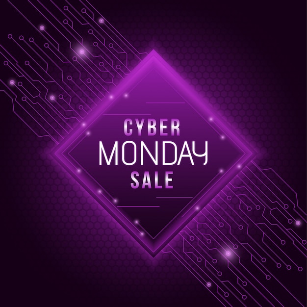 Cyber monday sale banner