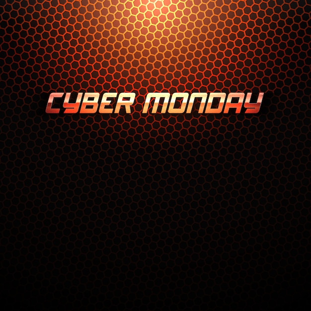 Cyber monday tech hintergrund