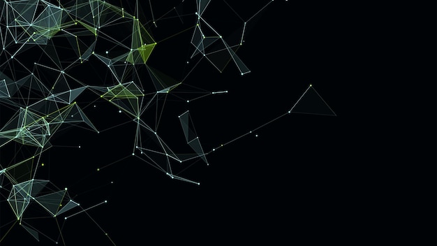 Cyber-Netzwerk-Verbindungsstruktur Technologie verbinden große Daten Vektor-Wissenschaftshintergrund