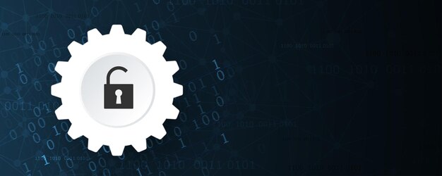 Cybersicherheit und Informations- oder Netzwerkschutz Zukünftige Technologie-Webdienste für Unternehmen und Internetprojekte