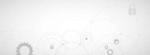 Cybersicherheit und Informations- oder Netzwerkschutz Zukünftige Technologie-Webdienste für Unternehmen und Internetprojekte